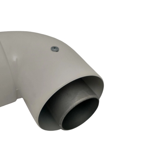 Колено коаксиального дымохода AIRFEL 90°, 60/100 мм, для традиционного котла (COAXCONVELBOW90) - 2