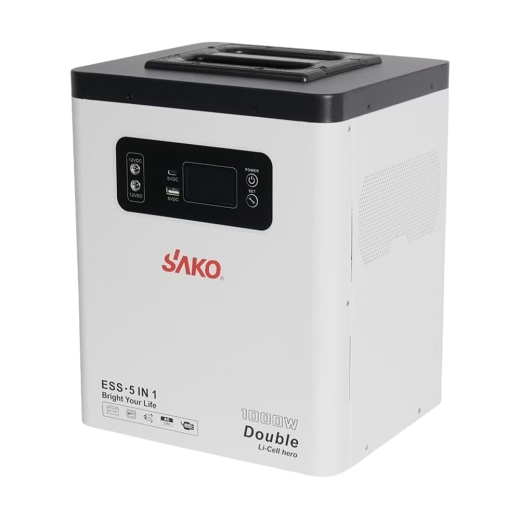 Портативная зарядная станция Sako Alpha-ESS-1000W/2KWh, 1000 Вт, 2009.6 Вт*ч, LifePO4 (42-00307) - 3