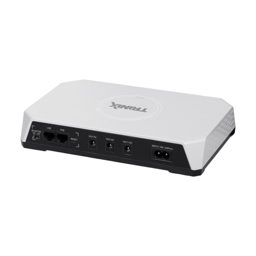 Джерело безперебійного живлення DC UPS Trinix TRX-MUPS-3648PoE (20000mAh LiFePo4) 5V/9V/12V/24V/48V/PoE, LiFePo4 4*5Ah, для роутера і медіаконвертера (42-00163) - 4