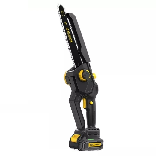 Пила ланцюгова акумуляторна ZEGOR CSPB-21BL-10" 1*(21 V, 4 Ач) (шина 254 мм) безщіткова у коробці (Серія PROFESSIONAL) - 1