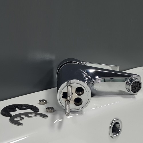 Смеситель для умывальника Grace RIVO 101 CHROME с коротким изливом - 2