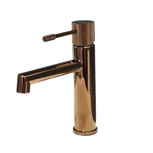Змішувач для умивальника Grace ARIA-101 GOLD RED низький червоне золото - 1