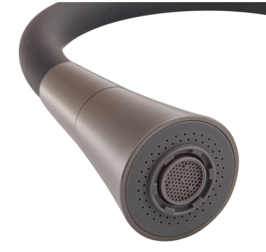 Смеситель для кухни Mixxus Premium Matis 011-T (NUT) Graphite Refl.Black (Цвет граф.+сил.излив черный) (MI8268) - 4