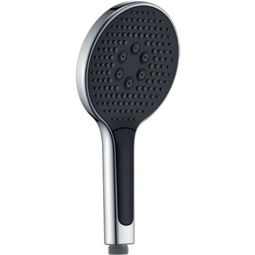 Душова лійка KOER KP-0401-01 із кнопкою 130мм пластик хром (KR4979) - 1