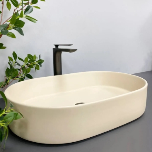 Умивальник (раковина) VBI VERONA 70 BEIGE MATT накладний (VBI-011306) - 4