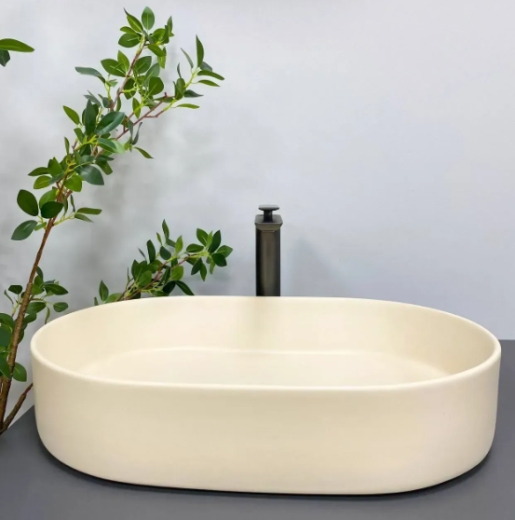 Умивальник (раковина) VBI VERONA 70 BEIGE MATT накладний (VBI-011306) - 5