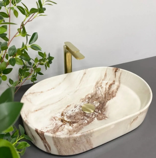 Умивальник (раковина) VBI VERONA 60 ONYX GLOSSY накладний (VBI-011322) - 5