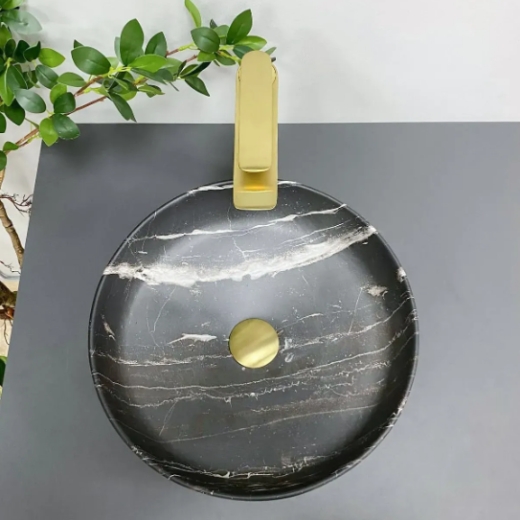 Умивальник (раковина) VBI PRATO BLACK ONYX MATT накладний (VBI-011406) - 4