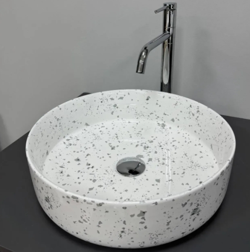 Умывальник (раковина) VBI BARI S GREY MOSAIC накладной VBI-011606 - 1
