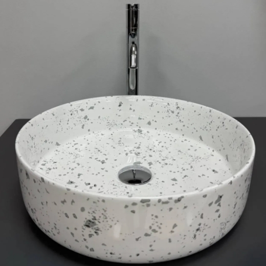 Умывальник (раковина) VBI BARI S GREY MOSAIC накладной VBI-011606 - 2
