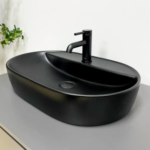 Умывальник (раковина) VBI TERNI BLACK MATT накладной VBI-011803 - 2