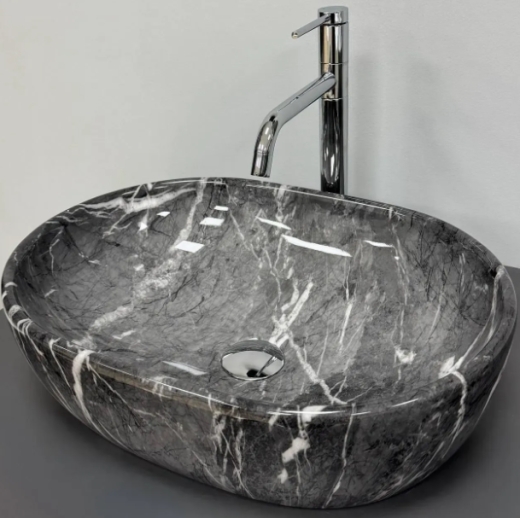 Умывальник (раковина) VBI MODENA S BLACK ONYX накладной VBI-012008 - 1
