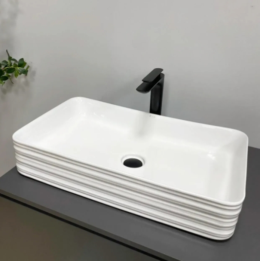 Умивальник (раковина) VBI VOLTURINO WHITE накладний VBI-012619 - 1