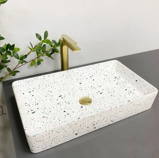 Умывальник (раковина) VBI TRIEST MOSAIC GLOSSY накладной VBI-012709 - 1