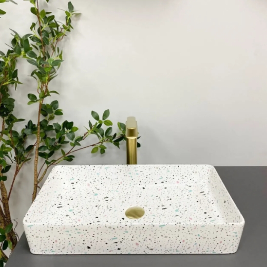 Умывальник (раковина) VBI TRIEST MOSAIC GLOSSY накладной VBI-012709 - 3