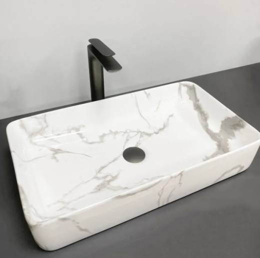 Умывальник (раковина) VBI TRIEST MARBLE накладной VBI-012711 - 3