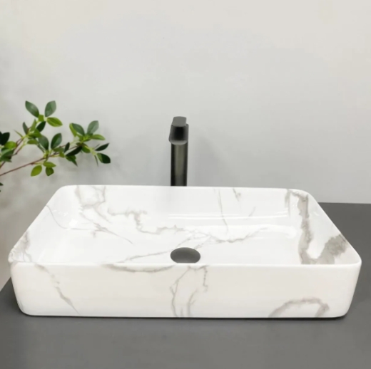 Умывальник (раковина) VBI TRIEST MARBLE накладной VBI-012711 - 4