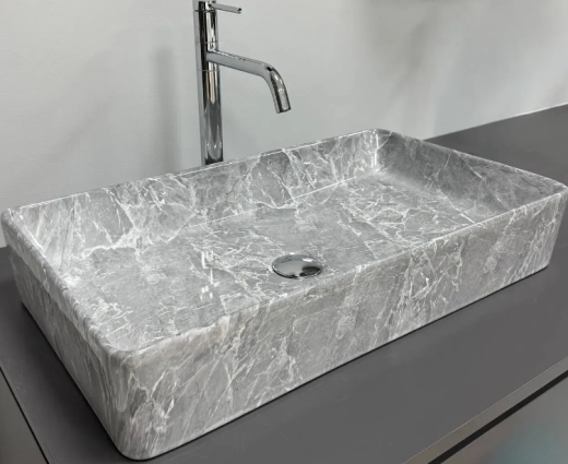 Умывальник (раковина) VBI TRIEST GREY STONE накладной VBI-012716 - 1