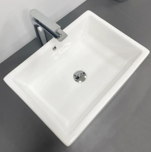 Умивальник (раковина) VBI CASTELLO WHITE накладний VBI-012901 - 4