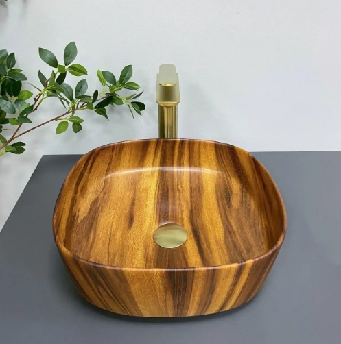 Умивальник (раковина) VBI AREZZO WOOD MATT накладний VBI-013205 - 4