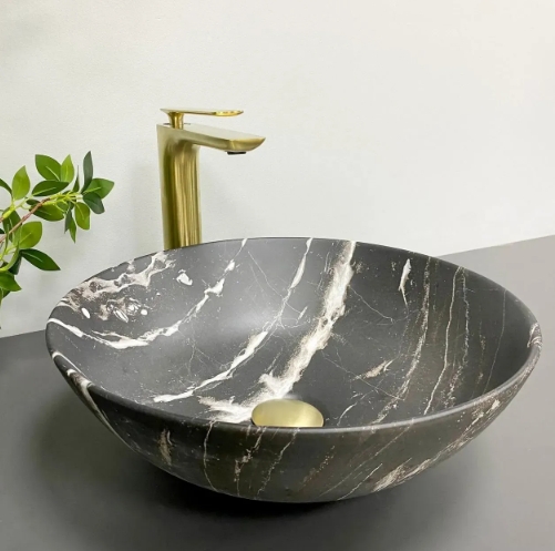 Умивальник (раковина) VBI AMALFI BLACK ONYX MATT накладний VBI-013403 - 3