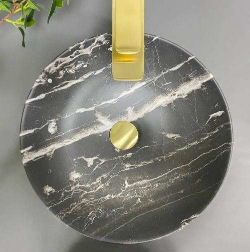 Умивальник (раковина) VBI AMALFI BLACK ONYX MATT накладний VBI-013403 - 5