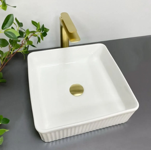 Умивальник (раковина) VBI BOLZANO WHITE накладний VBI-013800 - 3
