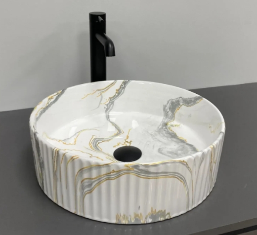 Умывальник (раковина) VBI BRINDISI M STAINS GLOSSY накладной VBI-014103 - 1