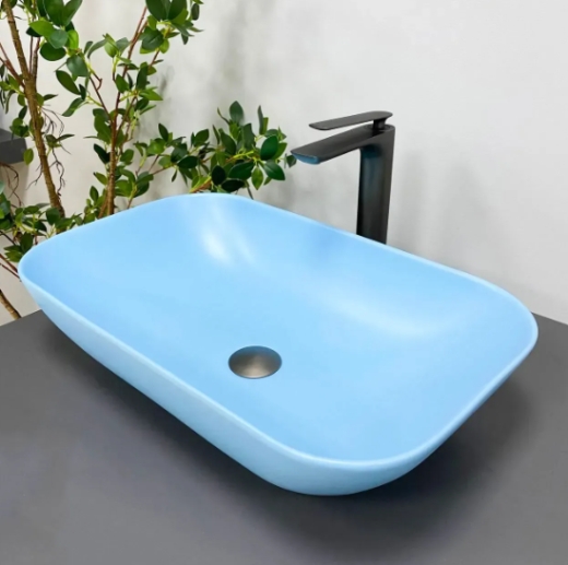 Умывальник (раковина) VBI AVEZZANO BLUE MATT накладной VBI-014403 - 1