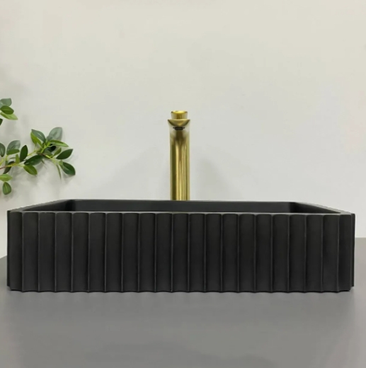 Умывальник (раковина) VBI FLORENTIA BLACK MATT накладной VBI-015001 - 4