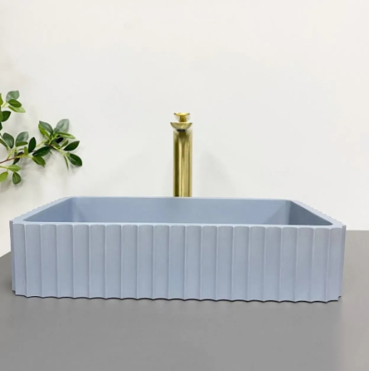 Умывальник (раковина) VBI FLORENTIA BLUE MATT накладной VBI-015003 - 3