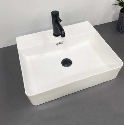 Умивальник (раковина) VBI BITONTO WHITE накладний підвісний VBI-015700 - 4