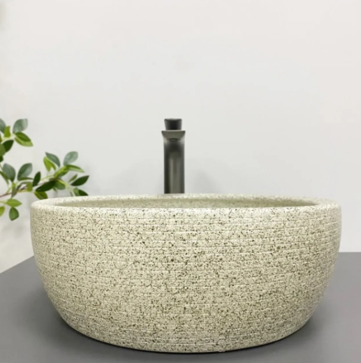 Умывальник (раковина) VBI CORRIDONIA BEIGE STONE MATT накладной VBI-016100 - 2