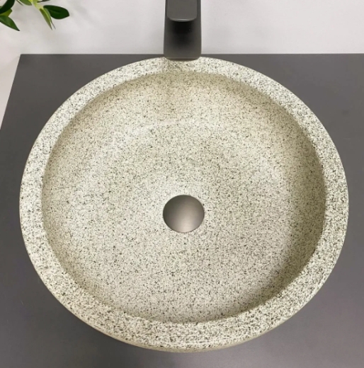 Умывальник (раковина) VBI CORRIDONIA BEIGE STONE MATT накладной VBI-016100 - 3