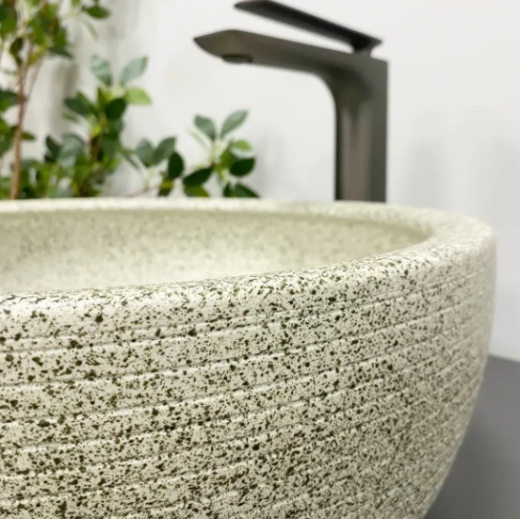 Умывальник (раковина) VBI CORRIDONIA BEIGE STONE MATT накладной VBI-016100 - 6