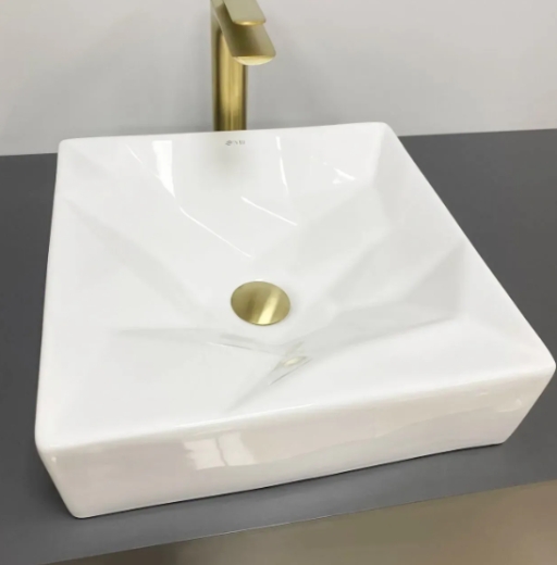 Умивальник (раковина) VBI TROIA WHITE GLOSSY накладний VBI-016400 - 1