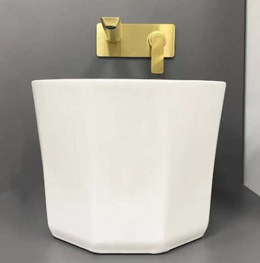 Умивальник (раковина) VBI PRAZZO WHITE накладний VBI-016604 - 2