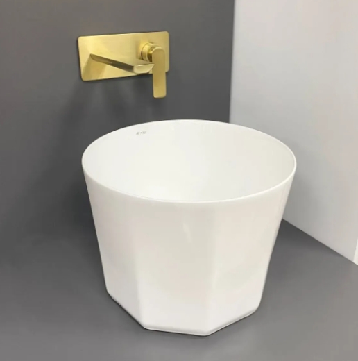 Умивальник (раковина) VBI PRAZZO WHITE накладний VBI-016604 - 3