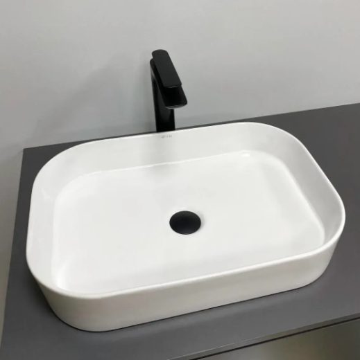 Умивальник (раковина) VBI VESTONE 55 WHITE накладний VBI-017001 - 3