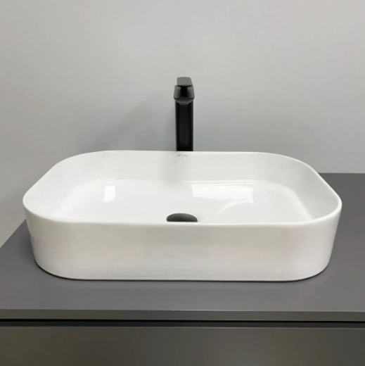 Умивальник (раковина) VBI VESTONE 55 WHITE накладний VBI-017001 - 4