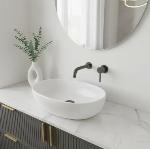 Смеситель для раковины REA LUNGO LONG TYTAN + BOX скрытого монтажа (REA-B6390) - 3