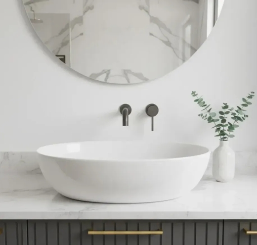 Смеситель для раковины REA LUNGO LONG TYTAN + BOX скрытого монтажа (REA-B6390) - 4