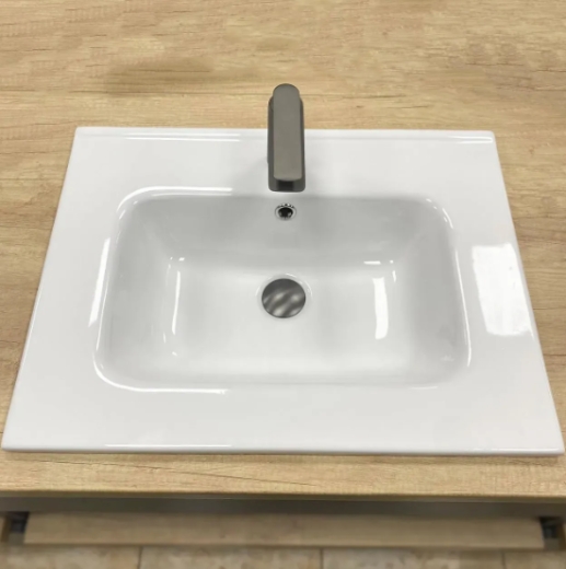 Умивальник (раковина) VBI MORTARA 60 WHITE врізний VBI-018040 - 2