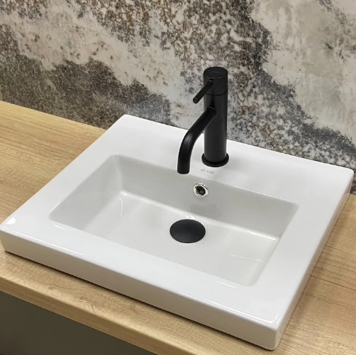 Умивальник (раковина) VBI ACQUARO WHITE врізний VBI-018057 - 1