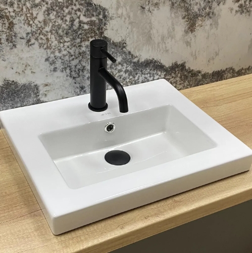 Умивальник (раковина) VBI ACQUARO WHITE врізний VBI-018057 - 4