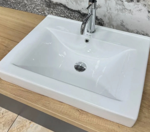 Умивальник (раковина) VBI BAGNARA 60 WHITE врізний VBI-018062 - 1