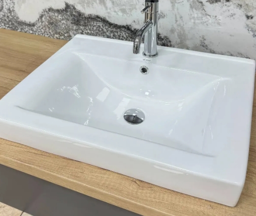 Умивальник (раковина) VBI BAGNARA 70 WHITE врізний VBI-018063 - 1
