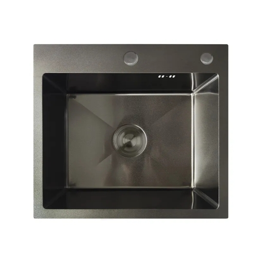 Кухонна мийка Mixxus MH5045 Decor Graphite (3.0/0.8) колір графіт (MI8310) - 1