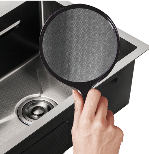 Кухонна мийка Mixxus MH5045 Decor Graphite (3.0/0.8) колір графіт (MI8310) - 2