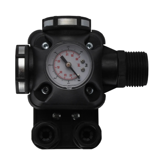 Реле тиску Italtecnica PM-5-3W з манометром (97949003041932333) - 3